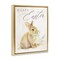 Stupell Industries Vintage Happy Easter Bunny Floating Frame, design by Lux + Me Designs